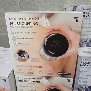 Sharper Image Black Pulse Cupping Massager